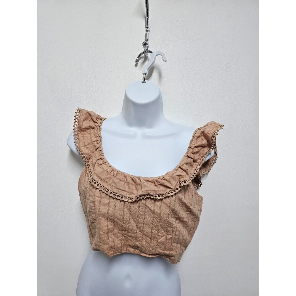 TOBI 2 Piece Tie Crop Tank and Mini Skirt Size Small